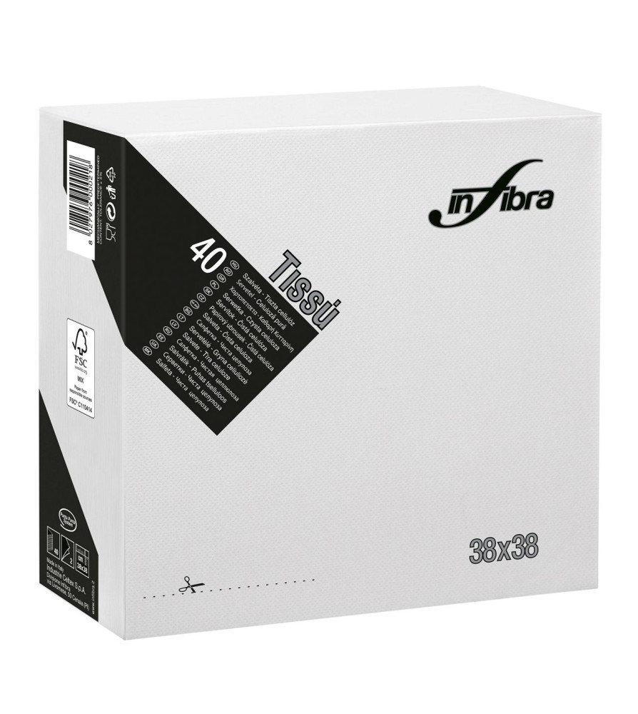 Serviette Point to point Napkins 38/38 1/4 2 plis